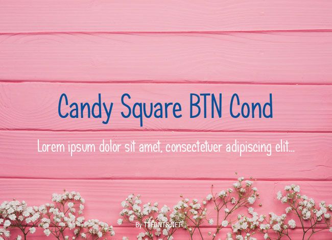 Candy Square BTN Cond example